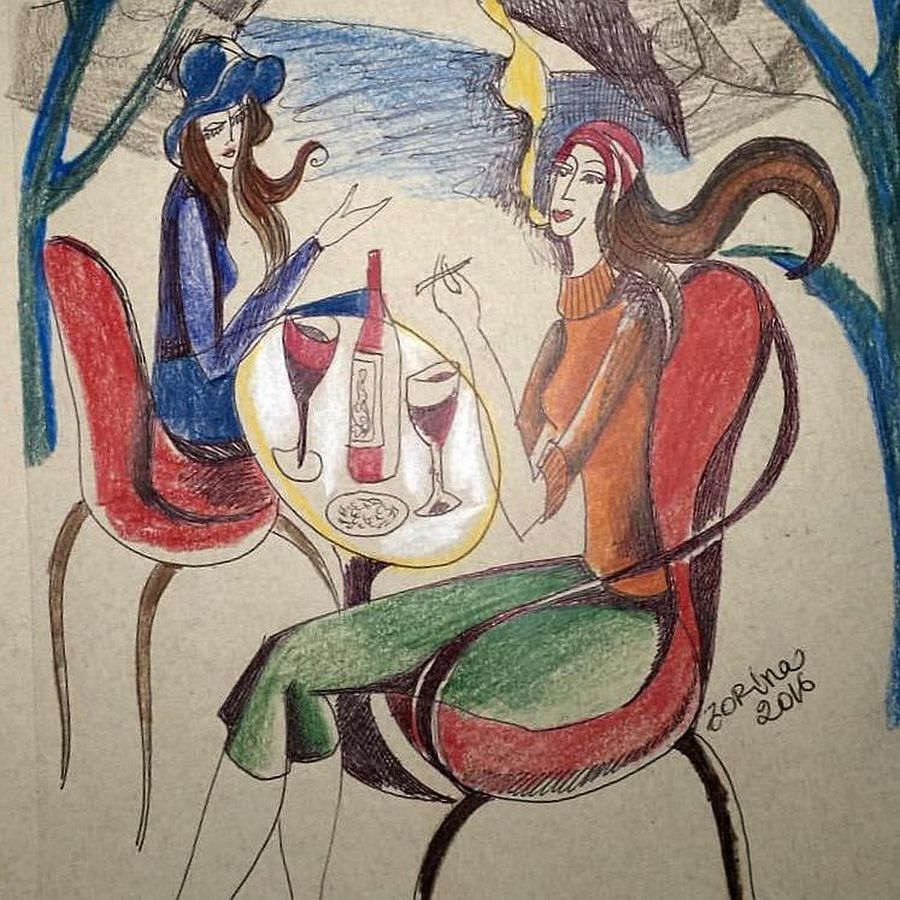 Paris. Conversation.